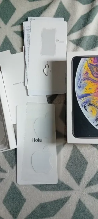 Scatola iPhone XS Max Argento 256GB