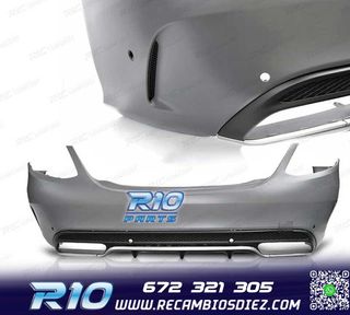 PARAGOLPES TRASERO MERCEDES CLASE C W205 14-18 LOOK AMG C63