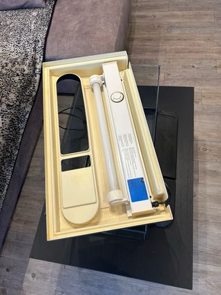 Pecera negra y transparente