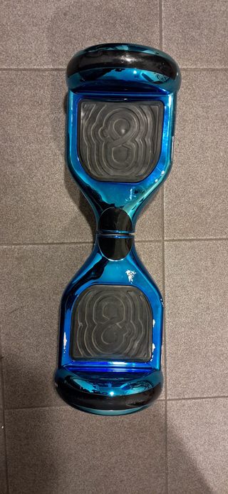 Hoverboard Azul con Asiento Kart