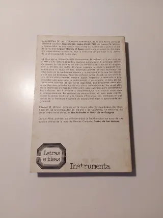 Historia de la literatura española IIII. E. Wil...