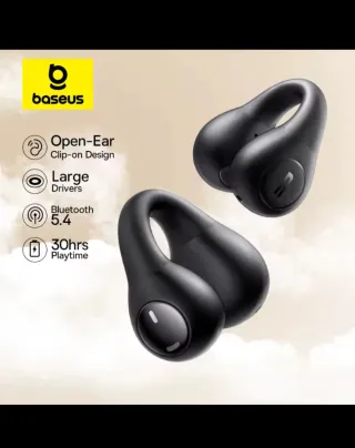 Baseus Bass 15 Clip Open-Ear TWS Auriculares.