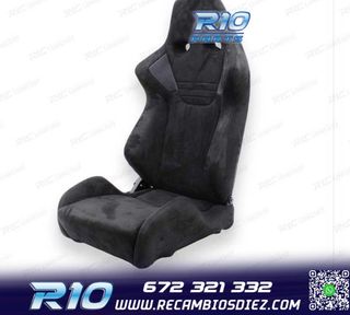 KIT ASIENTO BAQUET UNIVERSAL NEGRO EVO ERS RALLY