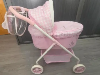 Carro de muñecas Niza rosa