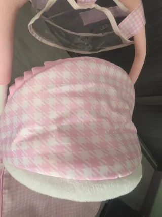 Carro de muñecas Niza rosa