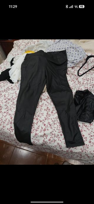 Leggings polipiel negros