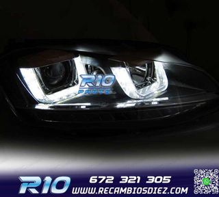 FAROS VOLKSWAGEN VW GOLF 7 12-17 LOOK GTI LED LUZ DIURNA