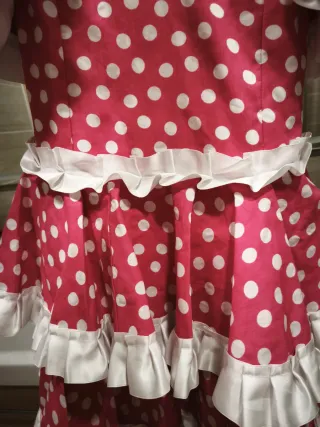 Vestido Flamenca Niña Lunares