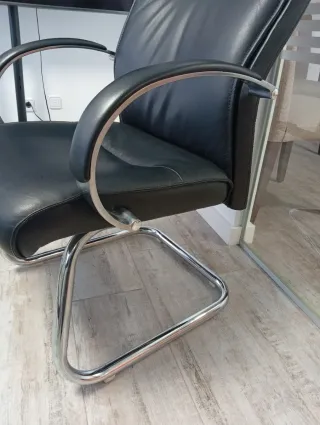 Juego de 5 butacas de oficina