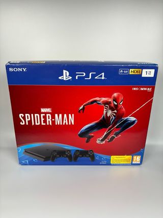 Console Sony Ps4 Slim 1TB Bundle Spider-Man Boxato