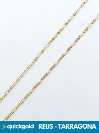 035-02-00745 CADENA ORO 18K FIGARO  45.8CM
