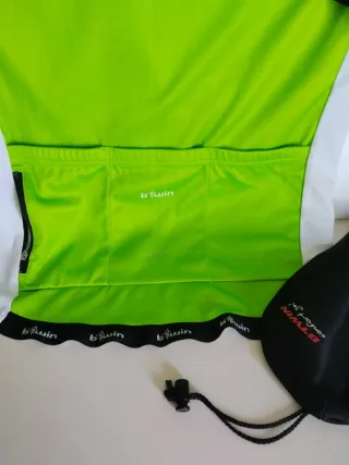 2 Fundas de sillín de bicicleta y 2 maillot ciclis