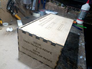 Caja para H0 Talgo Pendular Renfe Electrotren