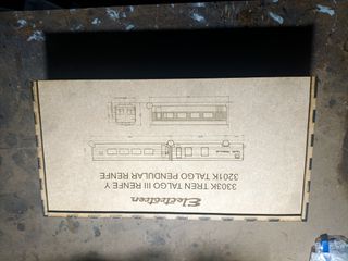 Caja para H0 Talgo Pendular Renfe Electrotren