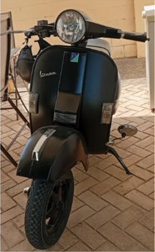 Vespa PX200 Negra Mate