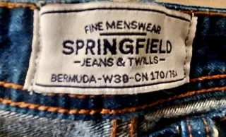 Pantalones cortos vaqueros Springfield hombre