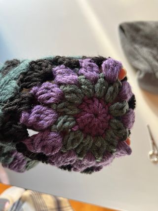 Cuffia lana uncinetto