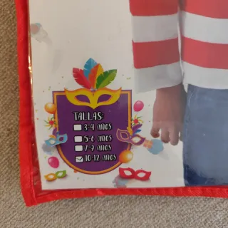 Disfraz Wally Niño MysMad Talla 10-12 años