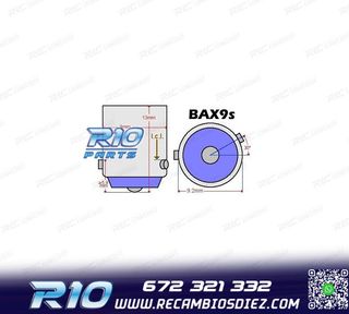 BOMBILLA LED CANBUS H6W BAX9S