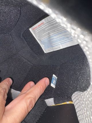 Casco Moto Talla M Negro/Gris/Naranja