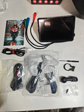 Pantalla moto CarPlay VENBES Android Auto 5" DVR