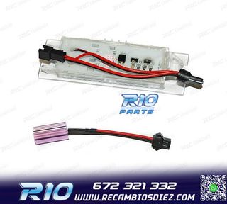 LUCES MATRÍCULA LED PARA OPEL ZAFIRA B ASTRA H CORSA D INSI