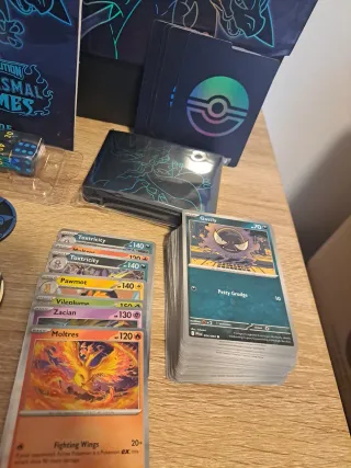 Lote 🇬🇧 ETB abierta Phantasmal Flames Pokémon t