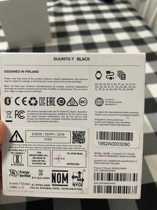 Reloj Suunto 7 Negro