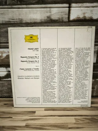 Vinilo Franz Liszt Rapsodias Húngaras