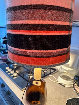 Lampada con bottiglia Grappa Piave