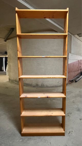 Estantería de madera librería