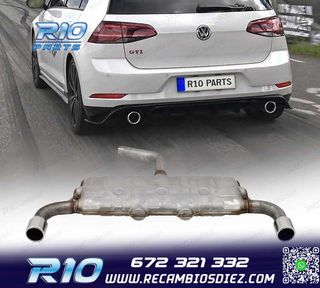 SILENCIOSO ESCAPE VOLKSWAGEN VW GOLF 7 7.5 12-20 LOOK GTI