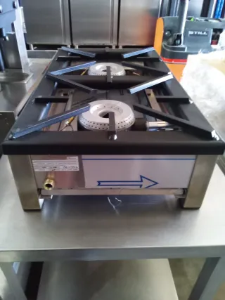 Cocina industrial 2 fuegos