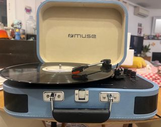 Tocadiscos Muse MT-201 BTB Bluetooth Vintage