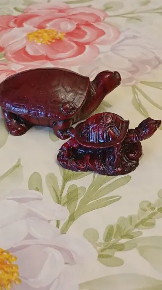 Set 6 Statuine Elefanti e Tartarughe