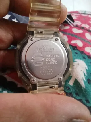 Reloj Casio G-Shock Transparente Dorado