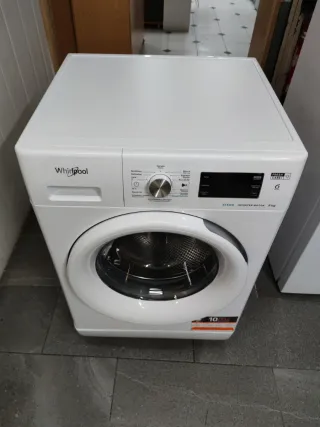 Lavadora Whirlpool Steam Inverter 8kg clase B 1200