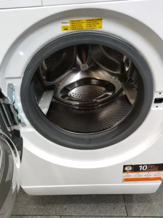 Lavadora Whirlpool Steam Inverter 8kg clase B 1200