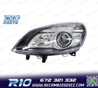 FARO IZQ RENAULT SCENIC II 05-08 XENON FONDO NEGRO