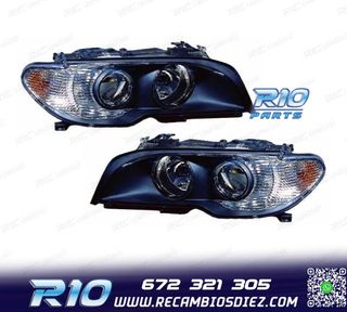 FAROS BMW E46 COUPÉ FONDO NEGRO + INTERMITENTE
