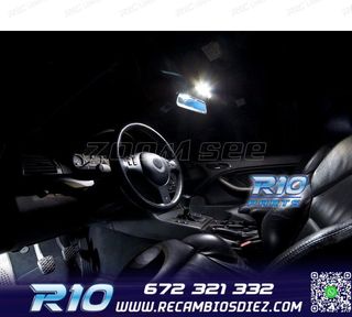 KIT 14 BOMBILLAS LED INTERIOR BMW SERIE 3 E46 SEDAN COUPE 32