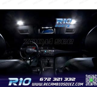 KIT 14 BOMBILLAS LED INTERIOR BMW SERIE 3 E46 SEDAN COUPE 32