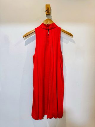 Vestido rojo Mango Talla XS