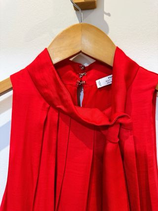 Vestido rojo Mango Talla XS