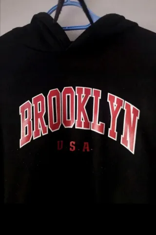 Sudadera con capucha Brooklyn USA