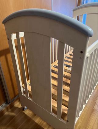 Cuna MICUNA con edredón y protector