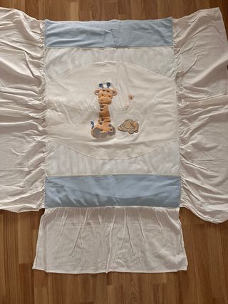 Cuna MICUNA con edredón y protector