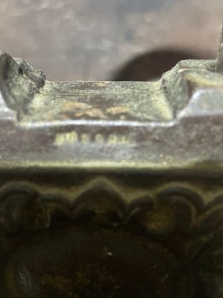 Candado antiguo con llave