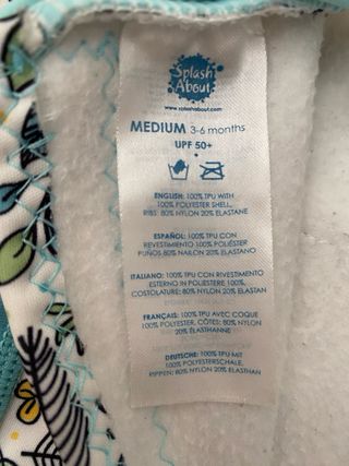 Neopreno bebé estampado hojas