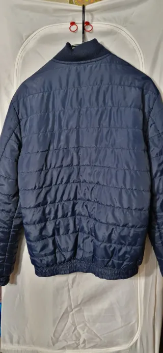 Chaqueta acolchada reversible azul/rojo Talla S